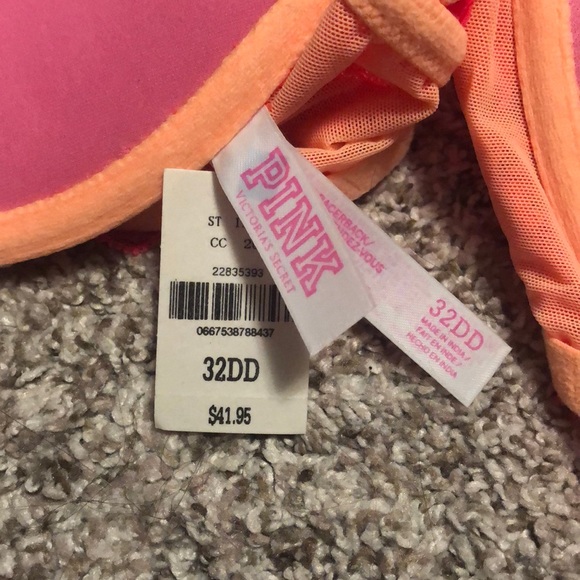 PINK PushUp racerback bra - Picture 4 of 5